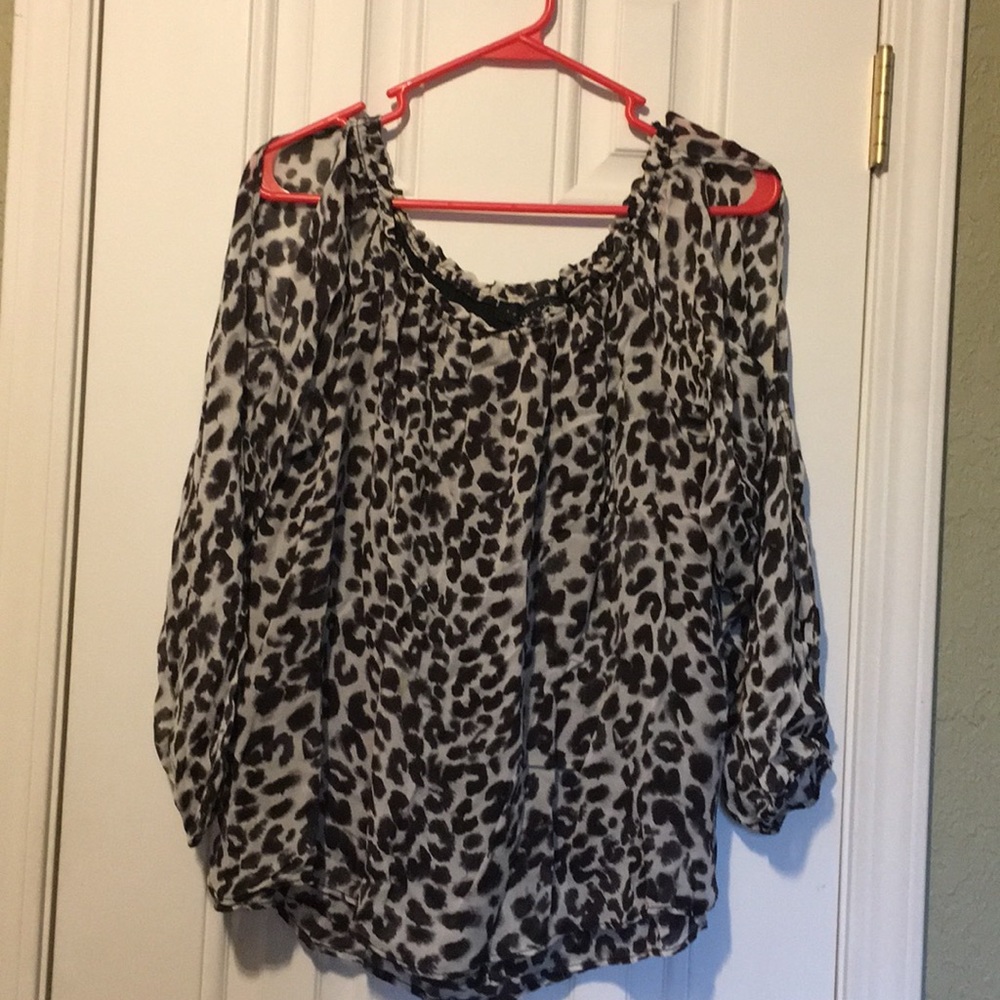 Cheetah Print long sleeve shirt